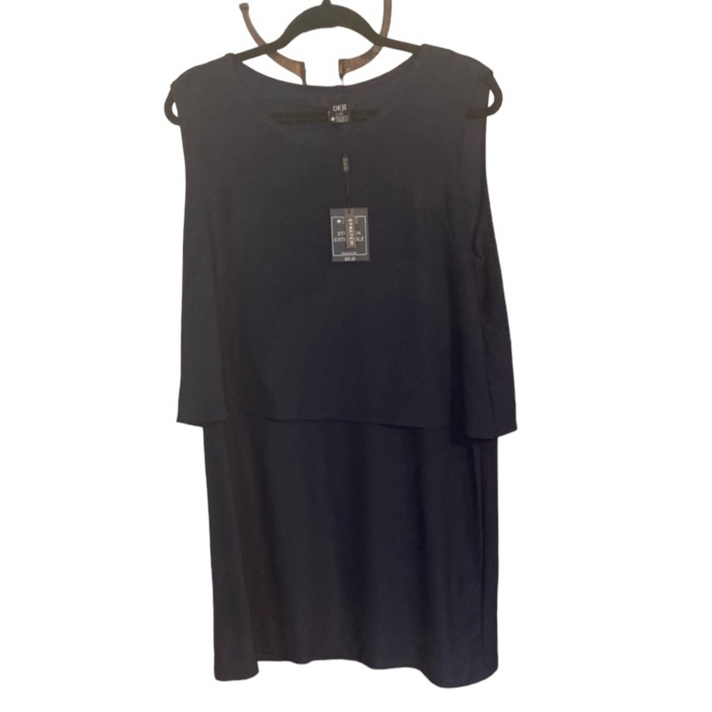 Sleeveless Navy Dress by DKR
